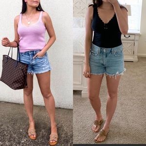 Agolde Parker Denim shorts size 26